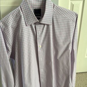 David Donahue Pink Dress Shirt Elegant Design
